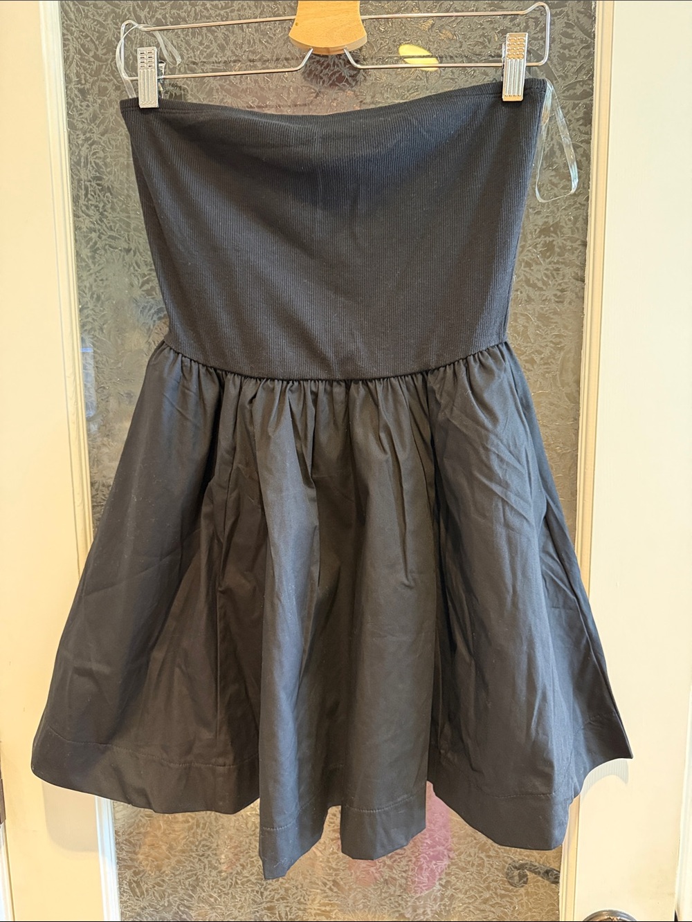 Black Strapless Fit-and-Flare Zenana Dress size large